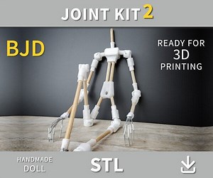 ArtStation - 3D model Joint KIT2 for BJD Doll handmade stl file for all 3d printers | Resources