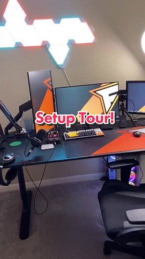 Reply to @hamsterboy9000 A lot of people have been asking so here you go 🥳 #setup #gamingsetup #setuptour #twitchstreamer
