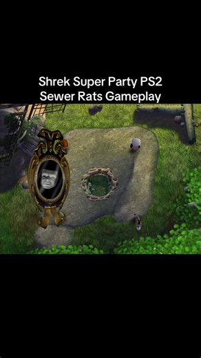 Sewer Rats chaos in Shrek Super Party on PS2 🐀🟢 Classic minigame madness never gets old! #ShrekSuperParty #PS2 #RetroGaming #SewerRats #PlayStation2