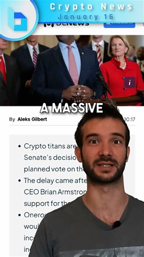 Senate HALTS Crypto Bill! 🛑 Coinbase vs. Ripple & BTC to $100K?