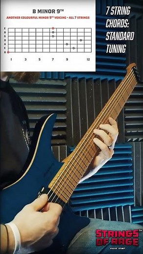 7 String Chords Part 2: Bm9 variation