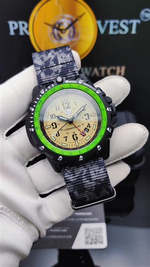 Luminox 200m GMT Commando Raider Series with Khaki Sand Dial 46m with...