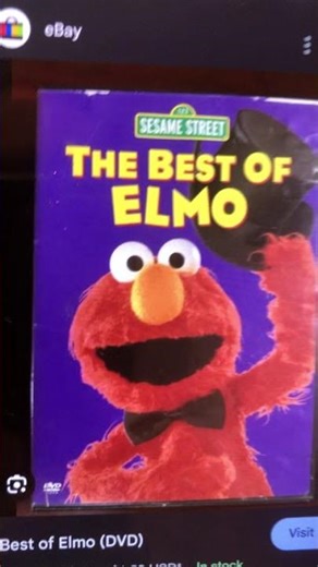 Sesame Street The Best Of Elmo 1996 DVD 📀