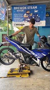 MBG Motor Biru Ganteng #steammotor #cucimotor #mxking #brewoksteam