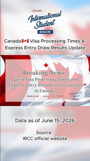 2026/06/15 Canada Visa Processing Times & Express Entry Draw Results Update