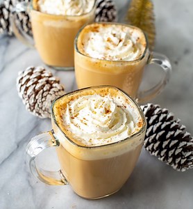 9.3K views · 42 reactions | This Starbucks Eggnog Latte is the perfect copycat holiday favourite made with steamed eggnog and espresso, then topped with nutmeg. • 207 calories/6 freestyle points per serving • PRINT RECIPE>>>https://thegirlonbloor.com/starbucks-eggnog-latte/ | The Girl on Bloor - Healthy, easy recipes for busy people | Facebook
