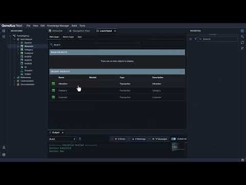 Os atributos como controles no layout
