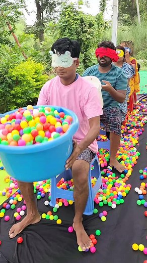 Multi Color 10,000 ping pong pour Challenge family game Part 126 #reels #game #challenge | Vk challange Vlog | Facebook