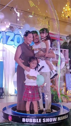 Bubble Show filled the air at Kenzo’s 7th Birthday Party in Casa Granja Gapan Nueva Ecija! #shortvid