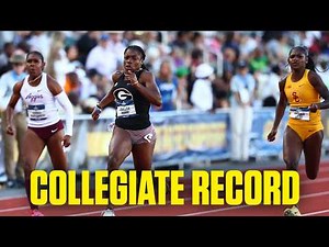 Georgia's Adaejah Hodge breaks Sha'Carri Richardson's 100 meter NCAA record