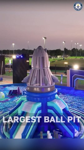 Abu Dhabi's record-breaking ball pit: a world of fun