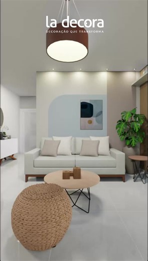 Para renovar esta sala de estar o pedido foi claro: modernidade, personalidade e aconchego. ✨ As pinturas geométricas trouxeram o toque criativo que transformou o ambiente, enquanto os móveis neutros e a iluminação acolhedora garantiram equilíbrio e conforto. 🛋 O resultado é uma sala moderna, estilosa e feita para viver bem — receber amigos ou relaxar no dia a dia. 📩 Quer transformar sua sala com um projeto pensado para você? Fale com a gente e comece agora. #CasaFeliz #LaDecora #DecoraçãoOnli