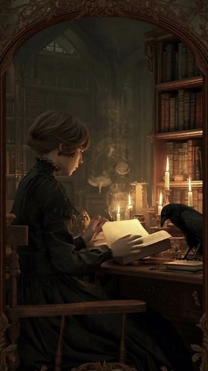 Dark Academia Night Study #piano #studymusic #darkfantasymusic