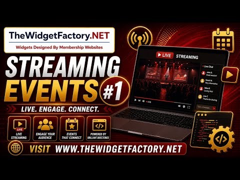 Streaming Events #1 Custom Brilliant Directories Widget (The Widget Factory)
