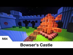 N64 Bowser's Castle 🏰 (Mario Kart 64 in Minecraft)