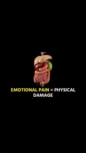 Emotional PAIN = Physical DAMAGE 1. ANGER affects your LIVER — weakens its function. 2. GRIEF affects your LUNGS — makes breathing heavier. 3. WORRY affects your STOMACH — causes poor digestion. 4. FEAR affects your KIDNEYS — drains your energy. 5. STRESS affects your HEART & BRAIN — leads to fatigue and imbalance. | Dark Health Psychology