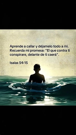ISAÍAS 54: 15 confía en Dios #isaias #confianzaendios