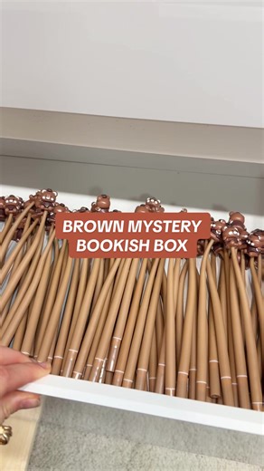 Discover the Surprise in Our Brown Mystery Bookish Box