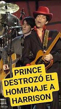 The night Prince stole the George Harrison tribute