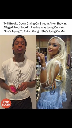 Tylil Shows Alleged Proof Then Breaks Down! “She’s Lying on Me” #tylil #shorts #viralvideo