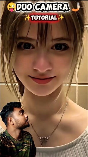 Tutorial Duo camera filter 👿😱 #shorts #tutorial #trollface #filter #yt