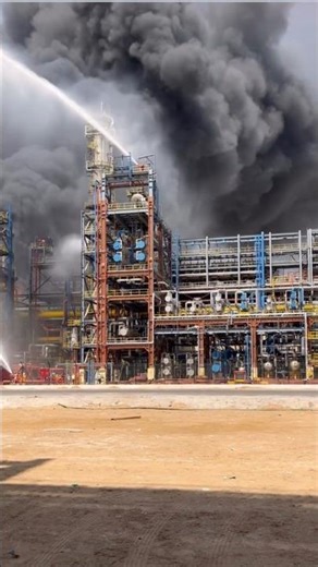 India’s Mega Refinery Catches Fire a Day Before Opening ( Rajasthan refinery fire )