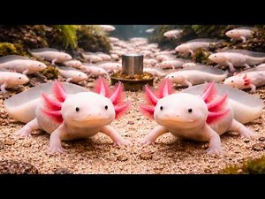 Life of Axolotls - A Comprehensive View of Axolotl Life on a Large Farm