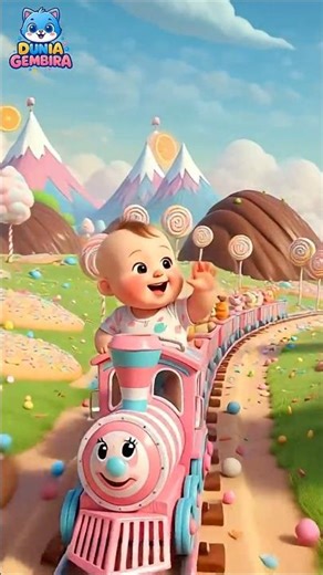 Naik Kereta Api Tut Tut Tut 🚂 | Lagu Anak Populer Indonesia | Dunia Gembira