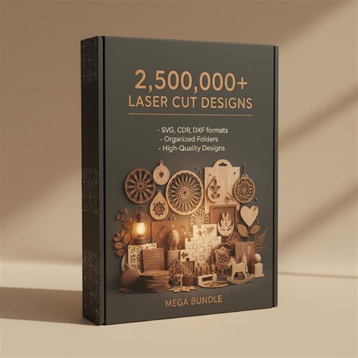 Laser Cut Mega Bundle | 2,500,000  Designs for Diode CO2 and Fiber Lasers | Lightburn and Xtool Compatible | Laser Cut & Engraving Files - Etsy