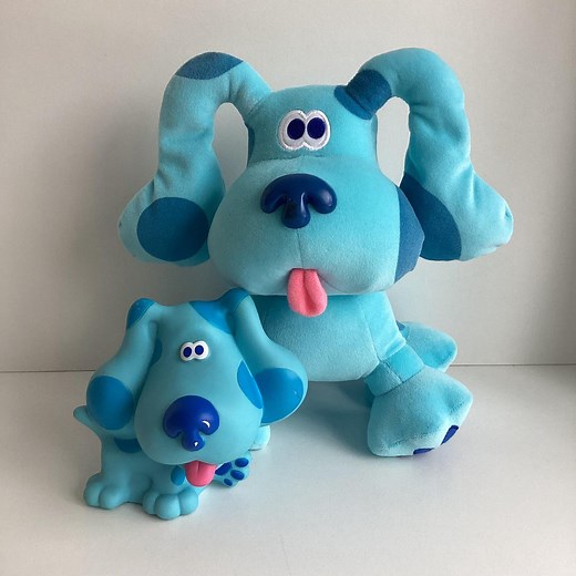Vintage Nick Jr. BLUE’S CLUES Eden Plush & Vinyl Squeak Toy - Etsy