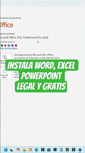 Install Office Legal...Full video on the channel📍 #office #free #legal