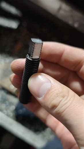 Turning Round Metal into a Square 🔩 | Precision Machining #Shorts