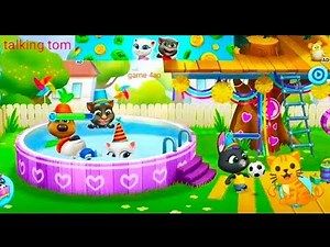Billi wala game | बिल्ली वाला गेम | talking tom and friends | बिल्ली के गेम | bolne wali Billi #game