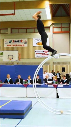 German Championships in #gymwheel #2011 Dirk Balkenohl #Talent