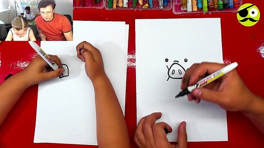 How to draw Waddles from Gravity Falls