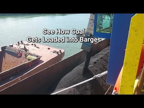 Loading Coal Barges on the Monongahela River