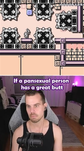 If a pansexual has a great butt... | Mario Maker 2