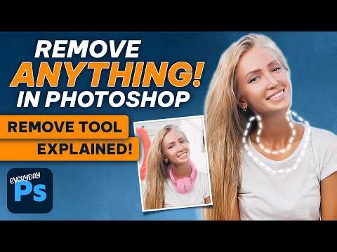 Remove Anything with Photoshop in Seconds! (Remove Tool for Beginners)