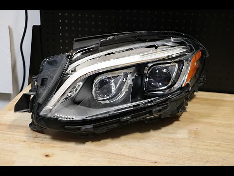 2016-2018 Mercedes Benz GLE350 LED Headlight Teardown