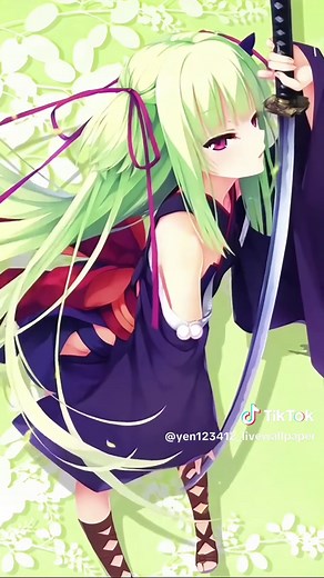 Hình nền động Anime Murasame 4K