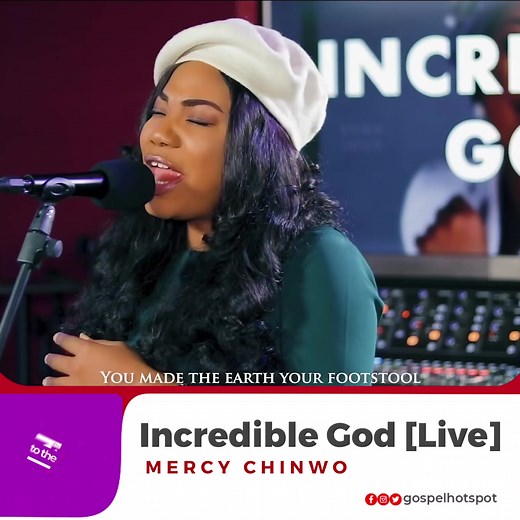 Incredible God (Live) – Mercy Chinwo #GospelHotspot #GospelMusic #GospelSong #AfricanGospel #NaijaGospel #Trending #FYP #ChristianMusic #christiancommunity #GospelMusiQ #MercyChinwo