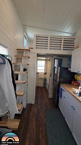 22K views · 244 reactions | Could You Live in This 238 sq ft Tiny Home? Community: Thompson Mill RV Park Manufacturer: Homestead Tiny Houses custom build | Tiny Home Tours | Facebook
