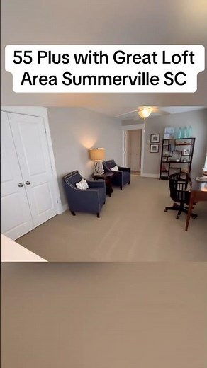 55 Plus with Great Loft Area in Summerville SC #summervillesc #southcarolina #over55
