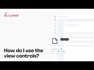 How to use view controls