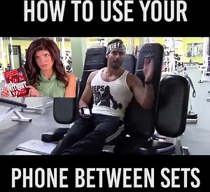 How to use your phone between sets: | Bro Science
