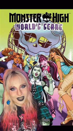 Mad Dollz on Instagram: "The NEW @monsterhigh World’s Scare Comic is HERE! 💜🤗 The Monster High World’s Scare comic will be available July 30th at your local comic book shop, check where yours is here: https://www.comicshoplocator.com @idwpublishing #monsterhigh #monsterhighdolls #monsterhighdoll #draculaura #dolls #doll #dollcollector #comic"