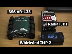 DI boxes part 2: Active vs. Passive