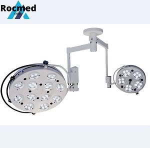 [Hot Item] (12 5LED) Mobile Ceiling Medical Shadowless Portable Surgery Operation Theatre Room Lamp Manufacturers Surgical Double LED Operating Light for Examination