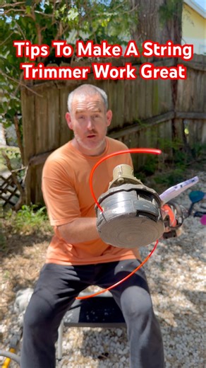 Pro Tips To Make a Weed Eater String Trimmer run great #shorts