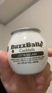 BuzzBallz Lotta Colada Review — Creamy Tropical Cocktail or Too Sweet?